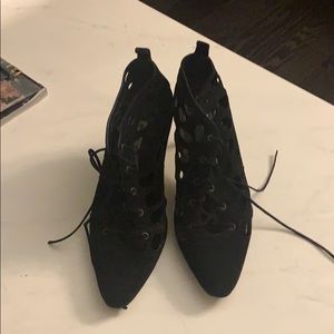 Manolo Blahnik Cut Out Bootie